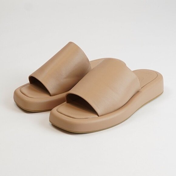 Dolce Vita Shoes - Dolce Vita Rosco Slide Sandals Cafe Brown Beige - Size 9.5 - NWOB